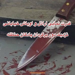 ‍  قدرت نمایی اراذل و اوباش خیابانی نزدیک دور برگردان پادگان حنظله