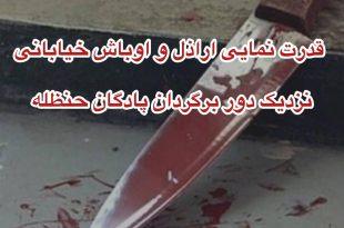 ‍  قدرت نمایی اراذل و اوباش خیابانی نزدیک دور برگردان پادگان حنظله