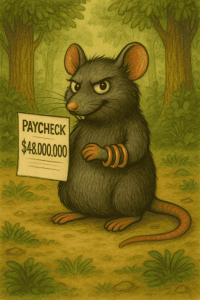 داستانک؛ فساد موش ماده در شورای جنگل و حقوق ۴۸میلیون بلوطی