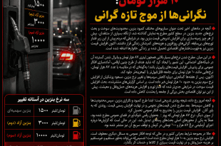 نرخ سوم بنزین در آستانه ۱۰ هزار تومان؛ نگرانی‌ها از موج تازه گرانی